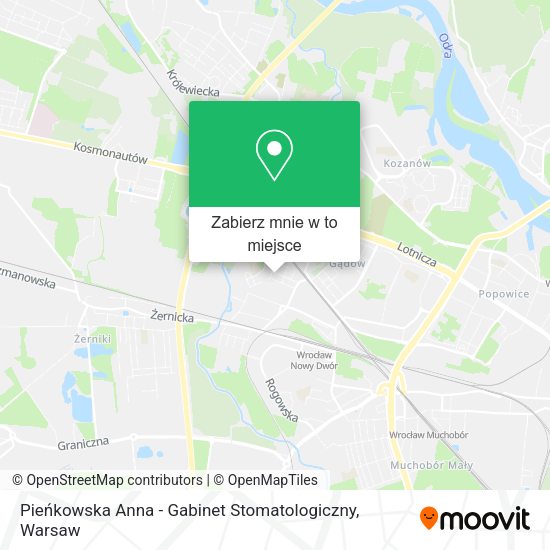 Mapa Pieńkowska Anna - Gabinet Stomatologiczny