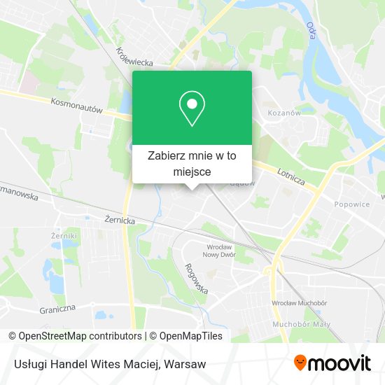 Mapa Usługi Handel Wites Maciej