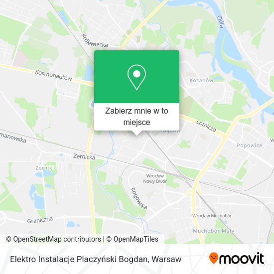 Mapa Elektro Instalacje Placzyński Bogdan