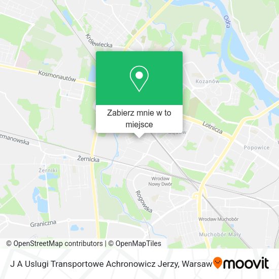 Mapa J A Uslugi Transportowe Achronowicz Jerzy