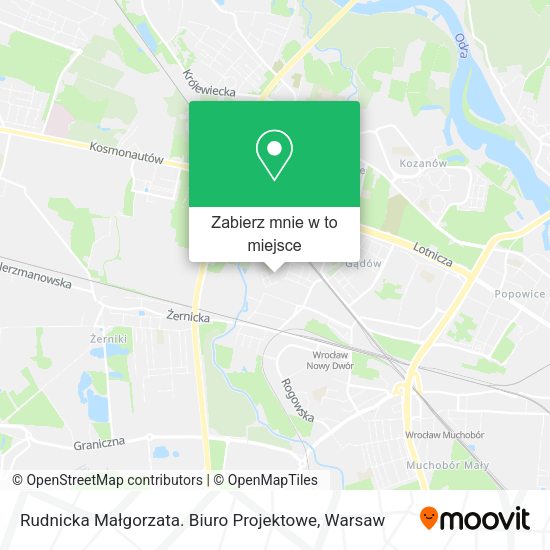 Mapa Rudnicka Małgorzata. Biuro Projektowe