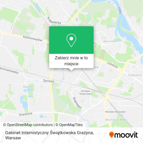 Mapa Gabinet Internistyczny Świątkowska Grażyna