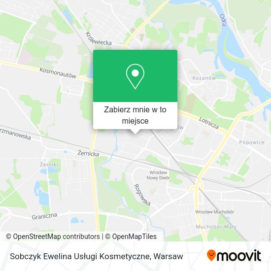 Mapa Sobczyk Ewelina Usługi Kosmetyczne