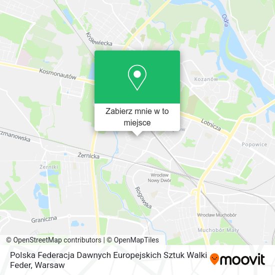 Mapa Polska Federacja Dawnych Europejskich Sztuk Walki Feder