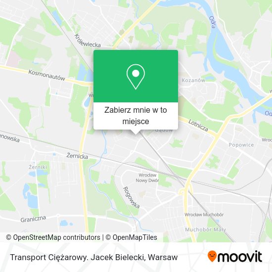 Mapa Transport Ciężarowy. Jacek Bielecki