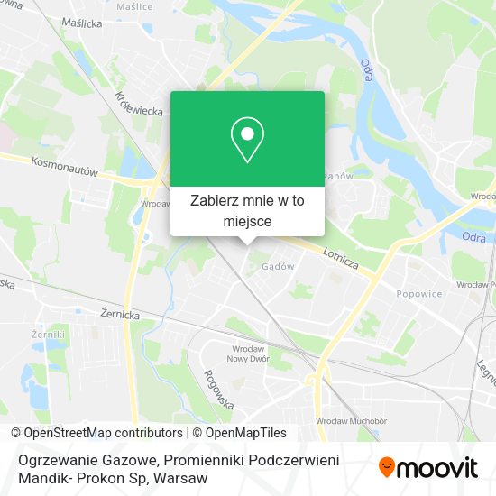 Mapa Ogrzewanie Gazowe, Promienniki Podczerwieni Mandik- Prokon Sp