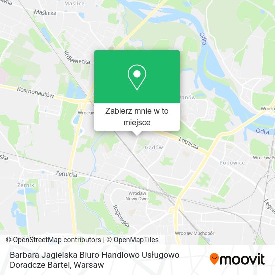 Mapa Barbara Jagielska Biuro Handlowo Usługowo Doradcze Bartel