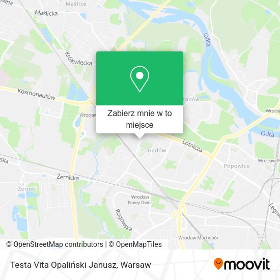 Mapa Testa Vita Opaliński Janusz