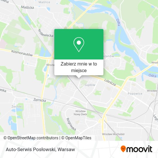 Mapa Auto-Serwis Posłowski