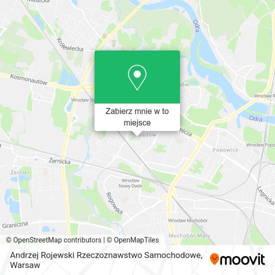 Mapa Andrzej Rojewski Rzeczoznawstwo Samochodowe