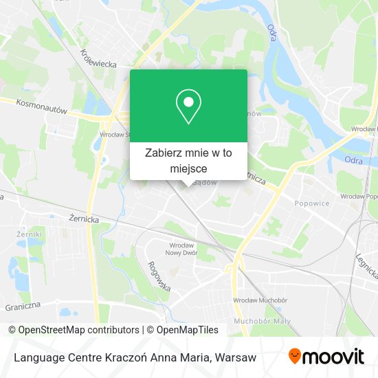 Mapa Language Centre Kraczoń Anna Maria