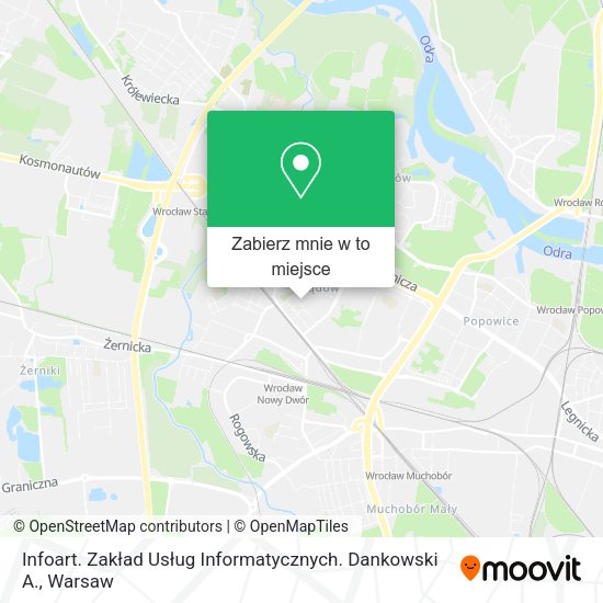 Mapa Infoart. Zakład Usług Informatycznych. Dankowski A.