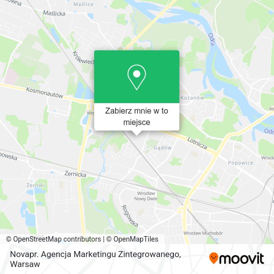 Mapa Novapr. Agencja Marketingu Zintegrowanego