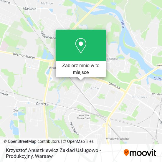 Mapa Krzysztof Anuszkiewicz Zakład Usługowo - Produkcyjny