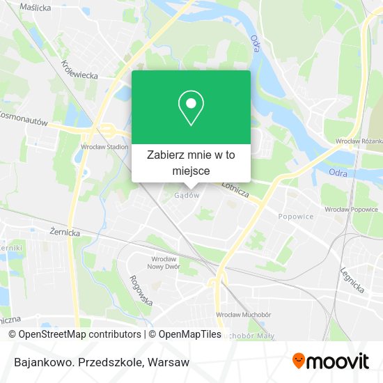 Mapa Bajankowo. Przedszkole