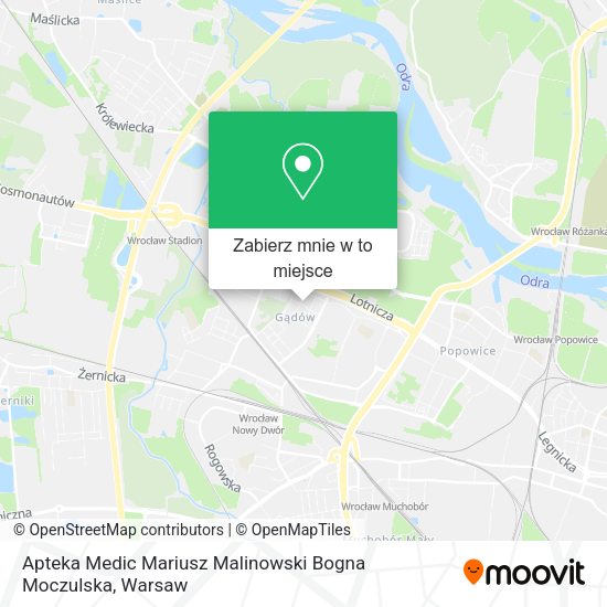 Mapa Apteka Medic Mariusz Malinowski Bogna Moczulska