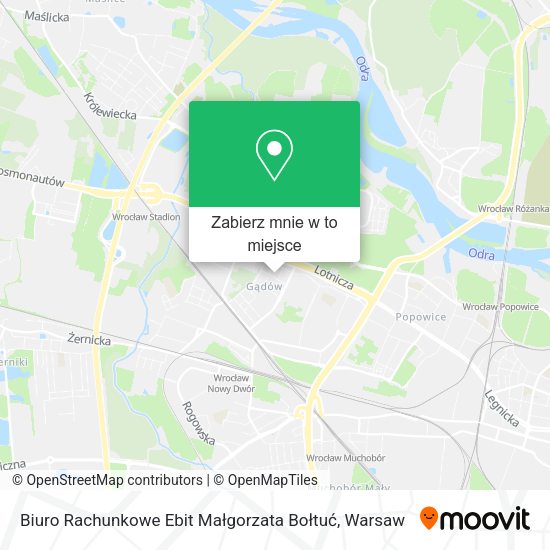 Mapa Biuro Rachunkowe Ebit Małgorzata Bołtuć