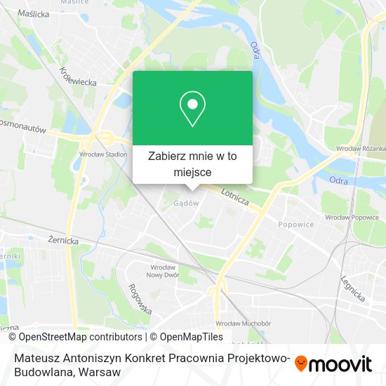 Mapa Mateusz Antoniszyn Konkret Pracownia Projektowo-Budowlana