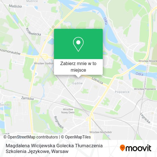 Mapa Magdalena Wicijewska Golecka Tłumaczenia Szkolenia Językowe