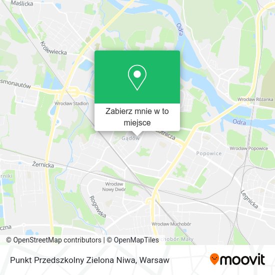 Mapa Punkt Przedszkolny Zielona Niwa