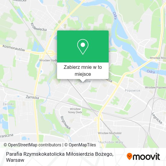 Mapa Parafia Rzymskokatolicka Miłosierdzia Bożego