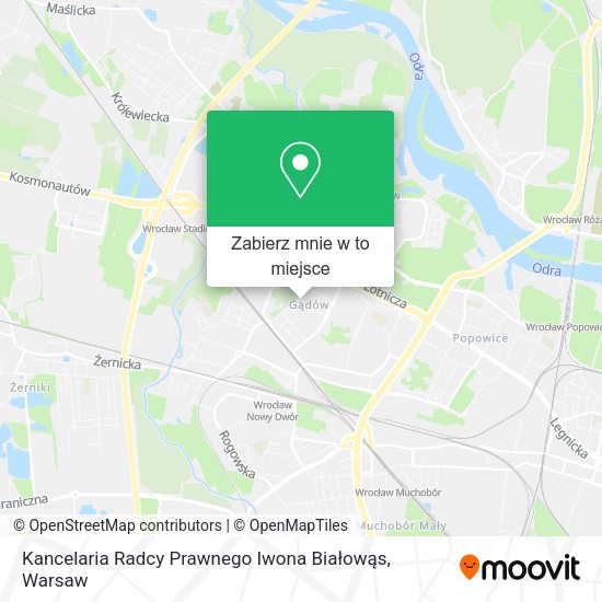 Mapa Kancelaria Radcy Prawnego Iwona Białowąs