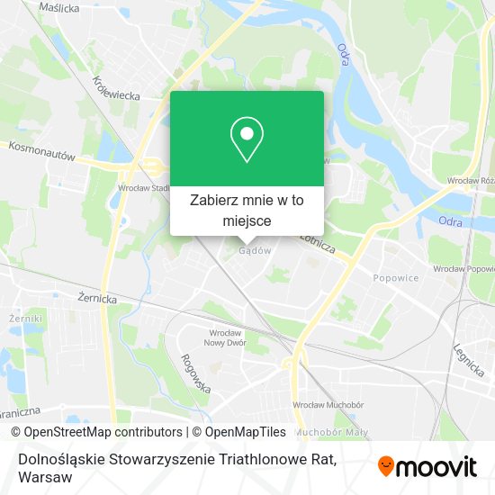 Mapa Dolnośląskie Stowarzyszenie Triathlonowe Rat