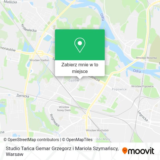 Mapa Studio Tańca Gemar Grzegorz i Mariola Szymańscy