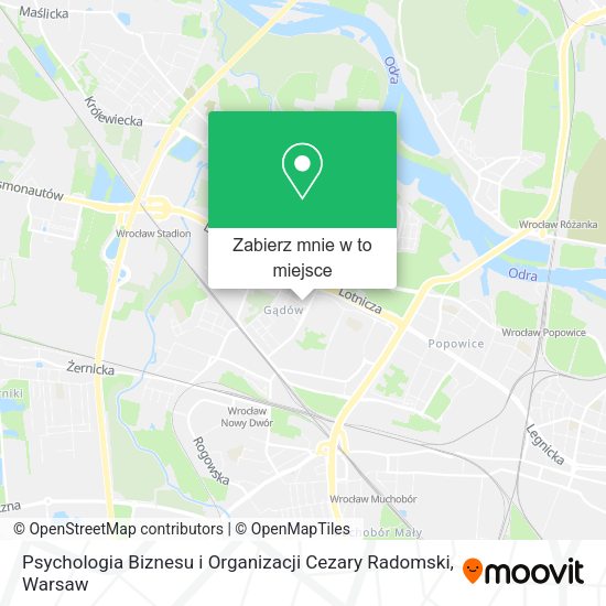 Mapa Psychologia Biznesu i Organizacji Cezary Radomski