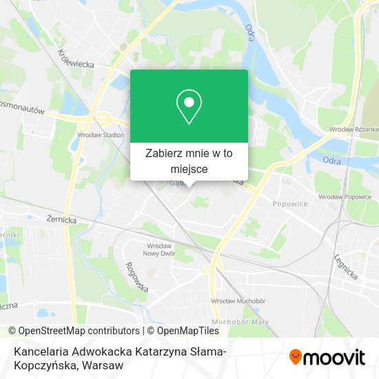 Mapa Kancelaria Adwokacka Katarzyna Słama-Kopczyńska