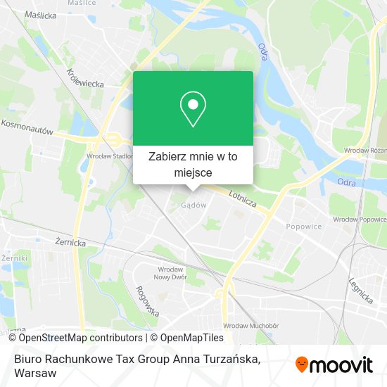 Mapa Biuro Rachunkowe Tax Group Anna Turzańska