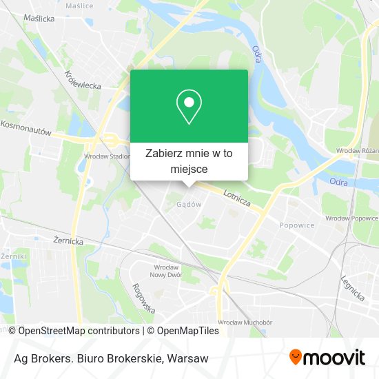 Mapa Ag Brokers. Biuro Brokerskie