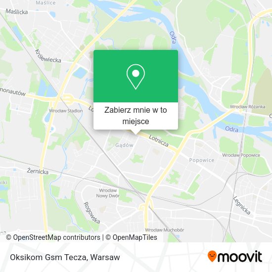 Mapa Oksikom Gsm Tecza