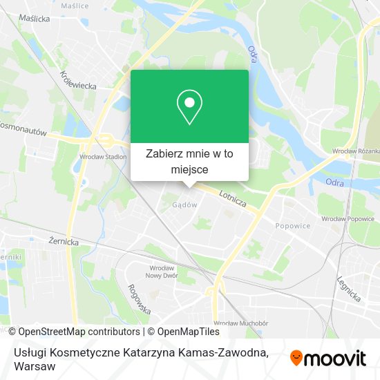 Mapa Usługi Kosmetyczne Katarzyna Kamas-Zawodna