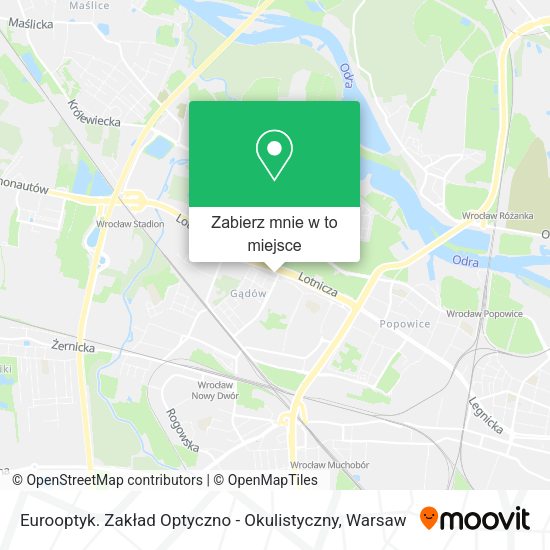 Mapa Eurooptyk. Zakład Optyczno - Okulistyczny