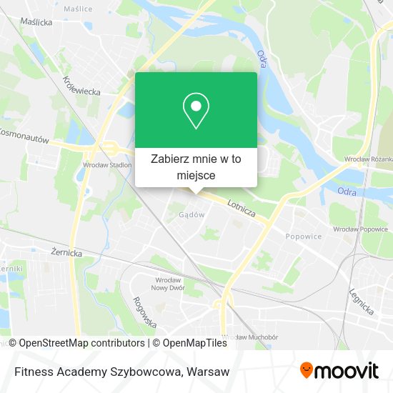 Mapa Fitness Academy Szybowcowa