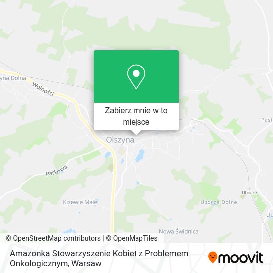 Mapa Amazonka Stowarzyszenie Kobiet z Problemem Onkologicznym