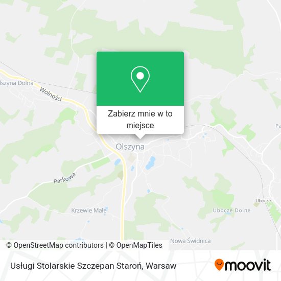 Mapa Usługi Stolarskie Szczepan Staroń