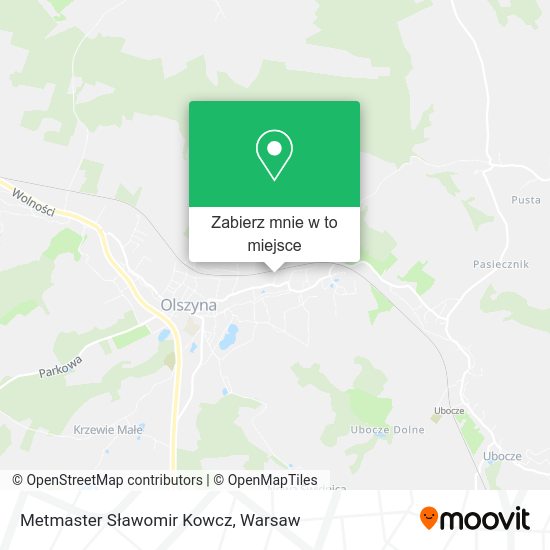 Mapa Metmaster Sławomir Kowcz