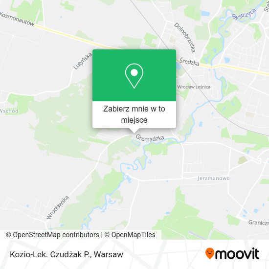 Mapa Kozio-Lek. Czudżak P.