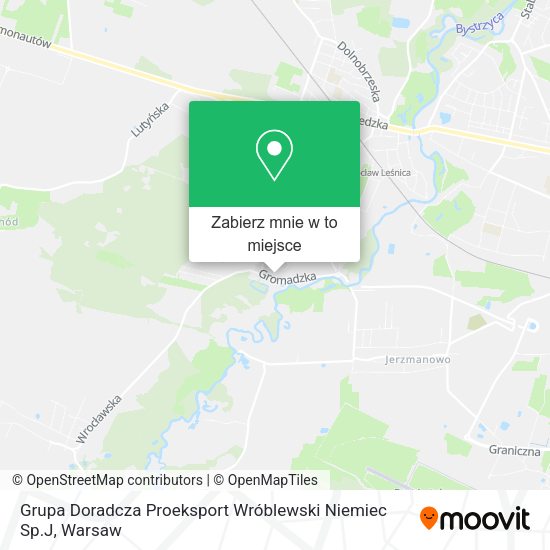 Mapa Grupa Doradcza Proeksport Wróblewski Niemiec Sp.J