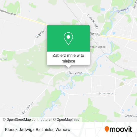 Mapa Klosek Jadwiga Bartnicka