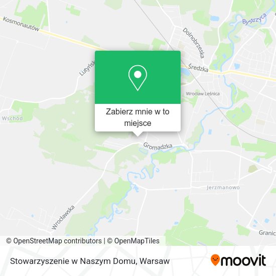 Mapa Stowarzyszenie w Naszym Domu