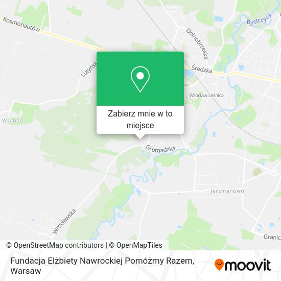 Mapa Fundacja Elżbiety Nawrockiej Pomóżmy Razem