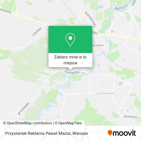 Mapa Przystanek Reklama Paweł Mazur