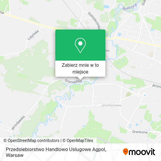 Mapa Przedsiebiorstwo Handlowo Uslugowe Agpol