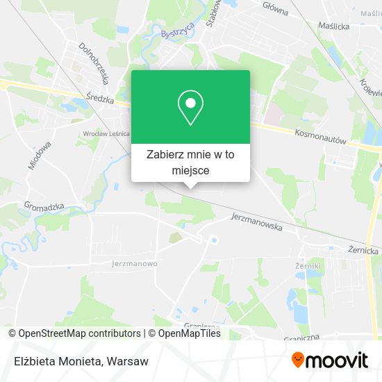 Mapa Elżbieta Monieta