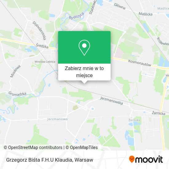 Mapa Grzegorz Biśta F.H.U Klaudia