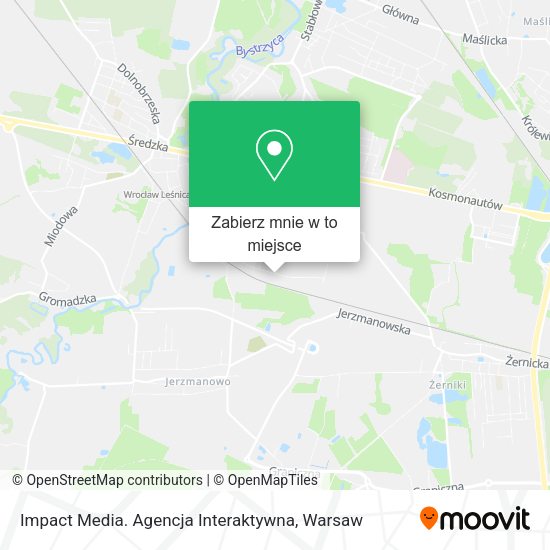 Mapa Impact Media. Agencja Interaktywna