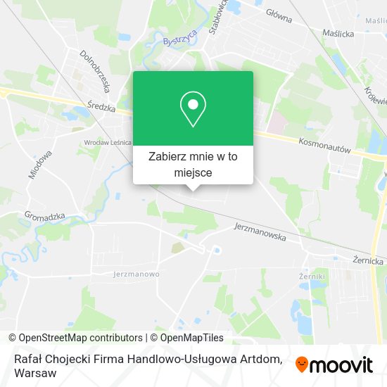 Mapa Rafał Chojecki Firma Handlowo-Usługowa Artdom